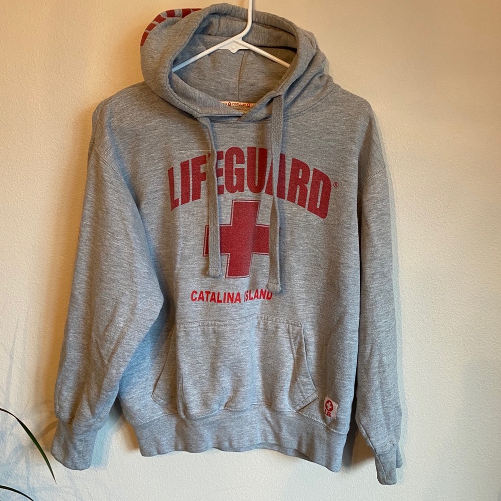 Catalina Island Lifeguard Sweatshirt Gray Soft